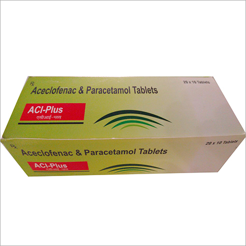 Aceclofenac And Paracetamol Tablet