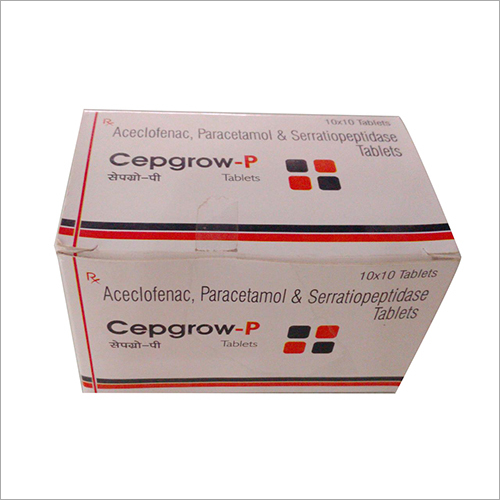 Aceclofenac Paracetamol And Serratiopeptidase Tablet