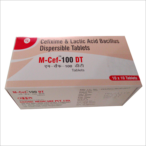 Cefixime And Lactic Acid Bacillus Dispersible Tablet