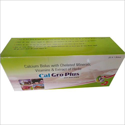 Calcium Bolus With Chelated Minerals Vitamins and Extract Of Herbs