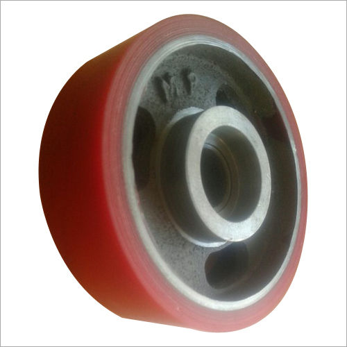 PU Cast Wheel - Durable Polyurethane Material, 5 Inches Size, Smooth Rolling Performance - Ideal for Heavy-Duty Applications