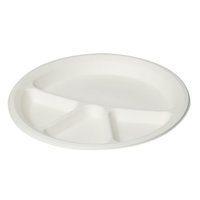11 Inch 4CP Round Bagasse Plate