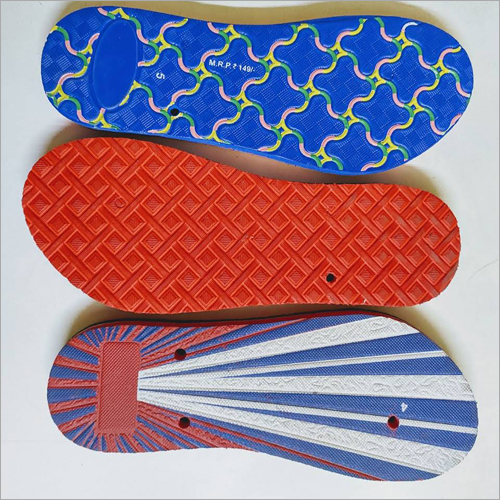 Available In Different Color Ladies Rubber Slipper Sole