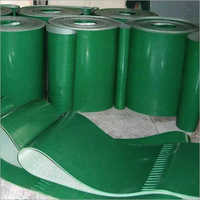 Banda transportadora verde del PVC