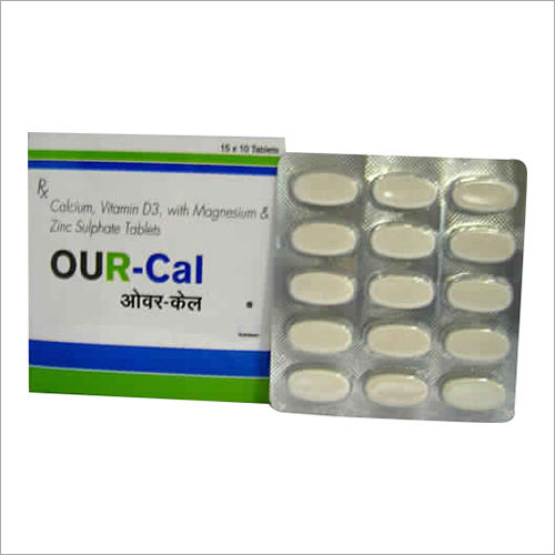 Calcium, Vitamin D3 With magnesium And Zinc Sulpahate Tablets