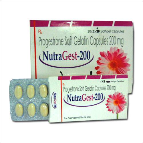 200 Mg Progestrone Soft Gelatin Capsules