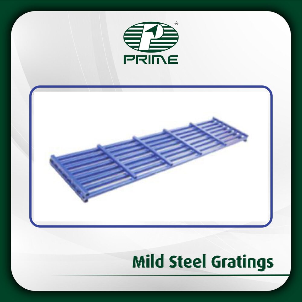 Mild Steel Gratings - 25x25/20x20 M.S. Square Pipes, Rugged Slip-Resistant Design for Industrial Applications
