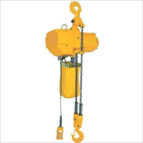 Yellow Industrial Electric Chain Hoist