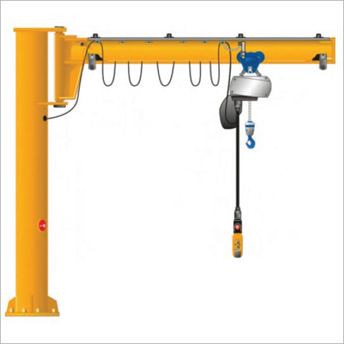 Pole Mounted Jib Crane Application: Industrial