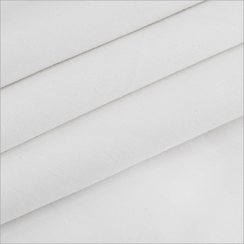 White Cotton Lycra Fabric By DEEKSHA ENTERPRISES
