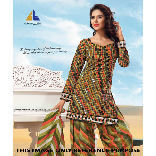 Check Print Salwar Suit By SIDHARTH TEXTILE