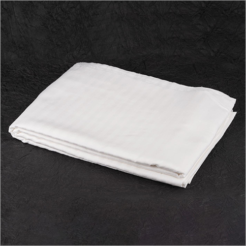 White Satin Stripe Fabric
