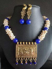 Pearl Jukhi Beaded Necklace Set