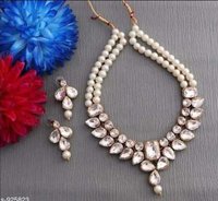 Kundan Beaded Necklace Set