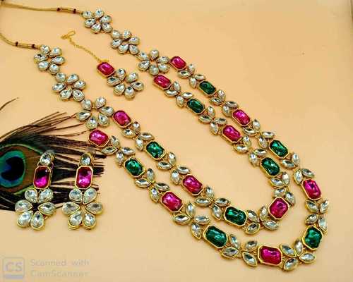 Two Line Kundan Mala Set