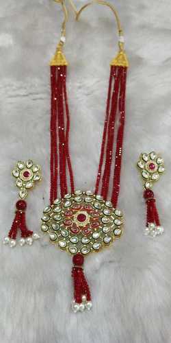 Kundan Pendant Moti Necklace Set By NEWVENT EXPORT