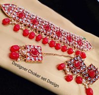 Kundan Chowker Necklace Set