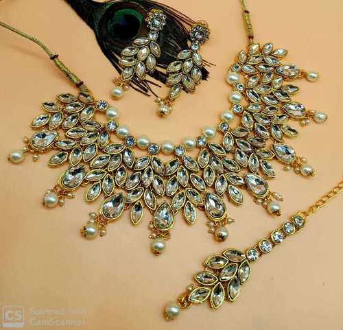 Bollywood Style Kundan Necklace Set