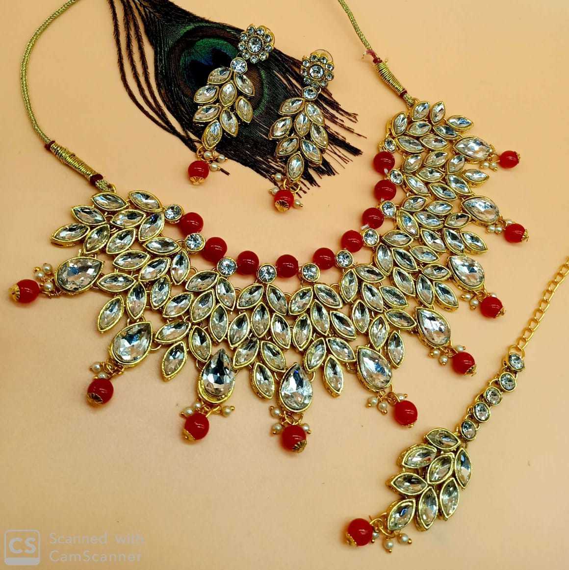 Bollywood Style Kundan Necklace Set