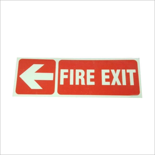 Fire Exit Auto Glow Sign Body Material: Steel