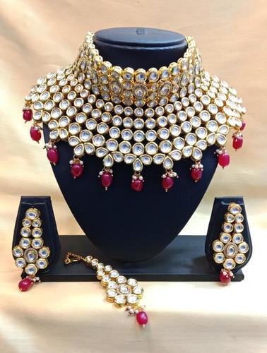 Bridal Polki Choker Necklace Set