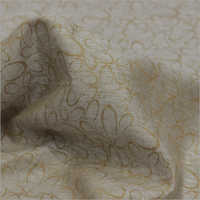 Jacquard Textured Fabric - Wool, Silk & Cotton Blend, Light Grey | Washable, Quick Dry, Perfect For Sarees, Lehengas & Upholstery