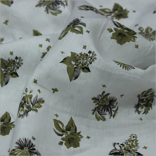 Linen Print Fabric