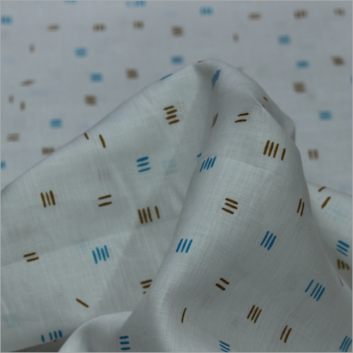 Linen Print Fabric