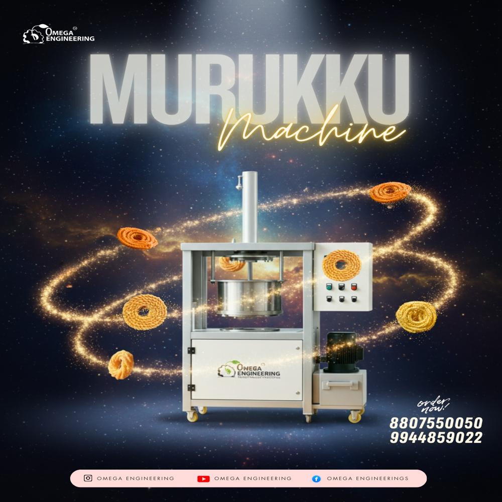 Jangiri Murukku Making Machine - Material: Stainless Steel