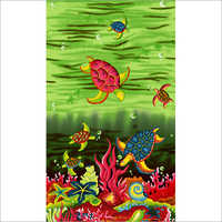 Printed Sarong Polyester Fabric