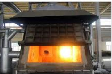 Aluminium melting furnace