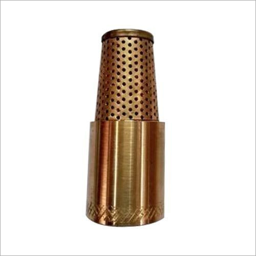 Brass Jali Foot Valve - Brass Material, High Pressure, Golden Color | Designed for Water Media, In-Demand for Remarkable Features