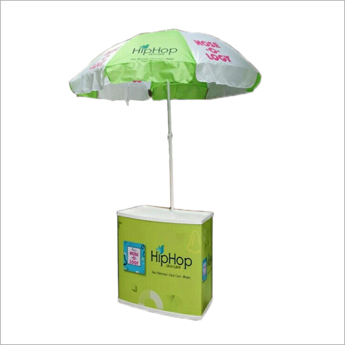 Promotional Table With Umbrella
