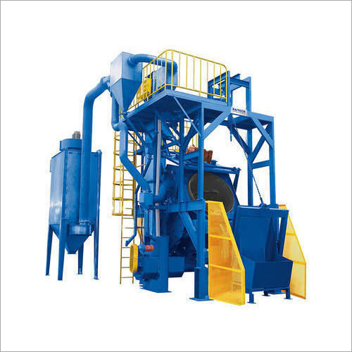 Semi Automatic Drum Shot Blasting Machine