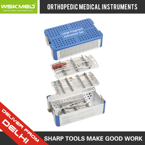 WSKMED Large Fragment Instrument Set Orthopedic Trauma Surgical Instrument Hospital Medical
