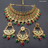 Bridal Kundan Choker Necklace Set