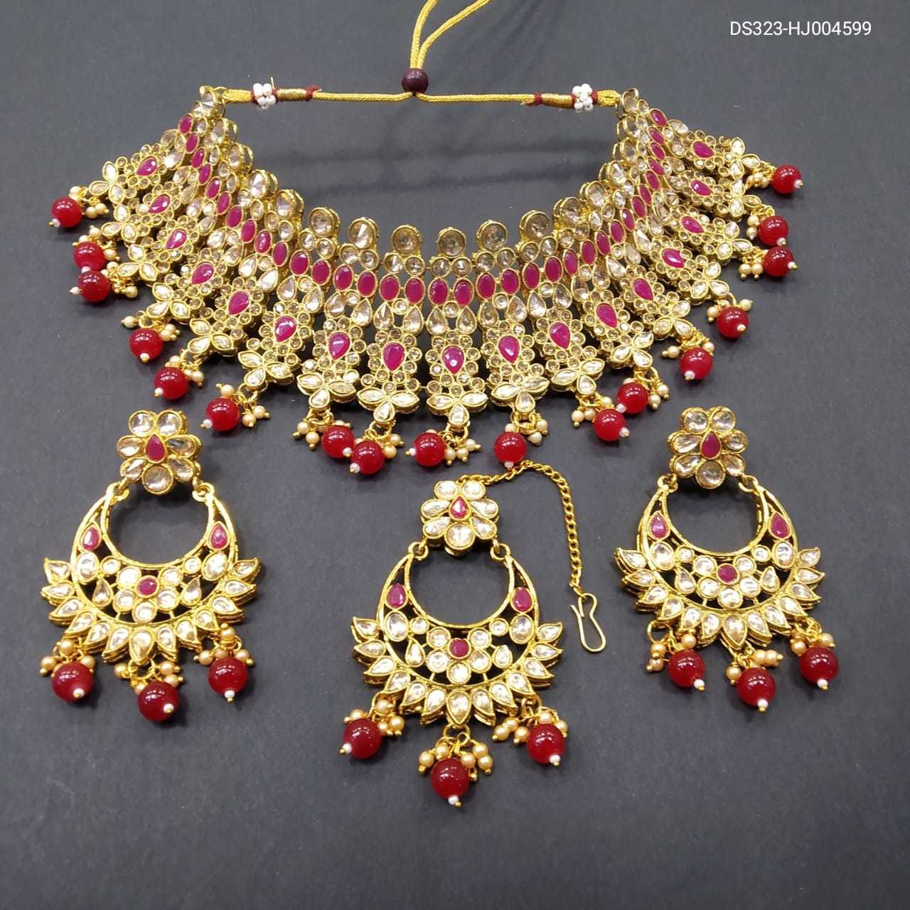 Bridal Kundan Choker Necklace Set