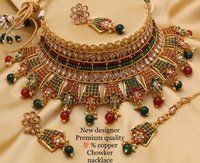 Meenakari Choker Necklace Set