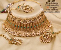 Designer Bridal Necklace Set with Earrings and Maang Tika