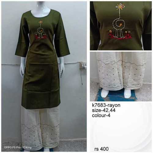 Kurti with plazzo