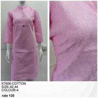 Cotton Chikan Kurtis