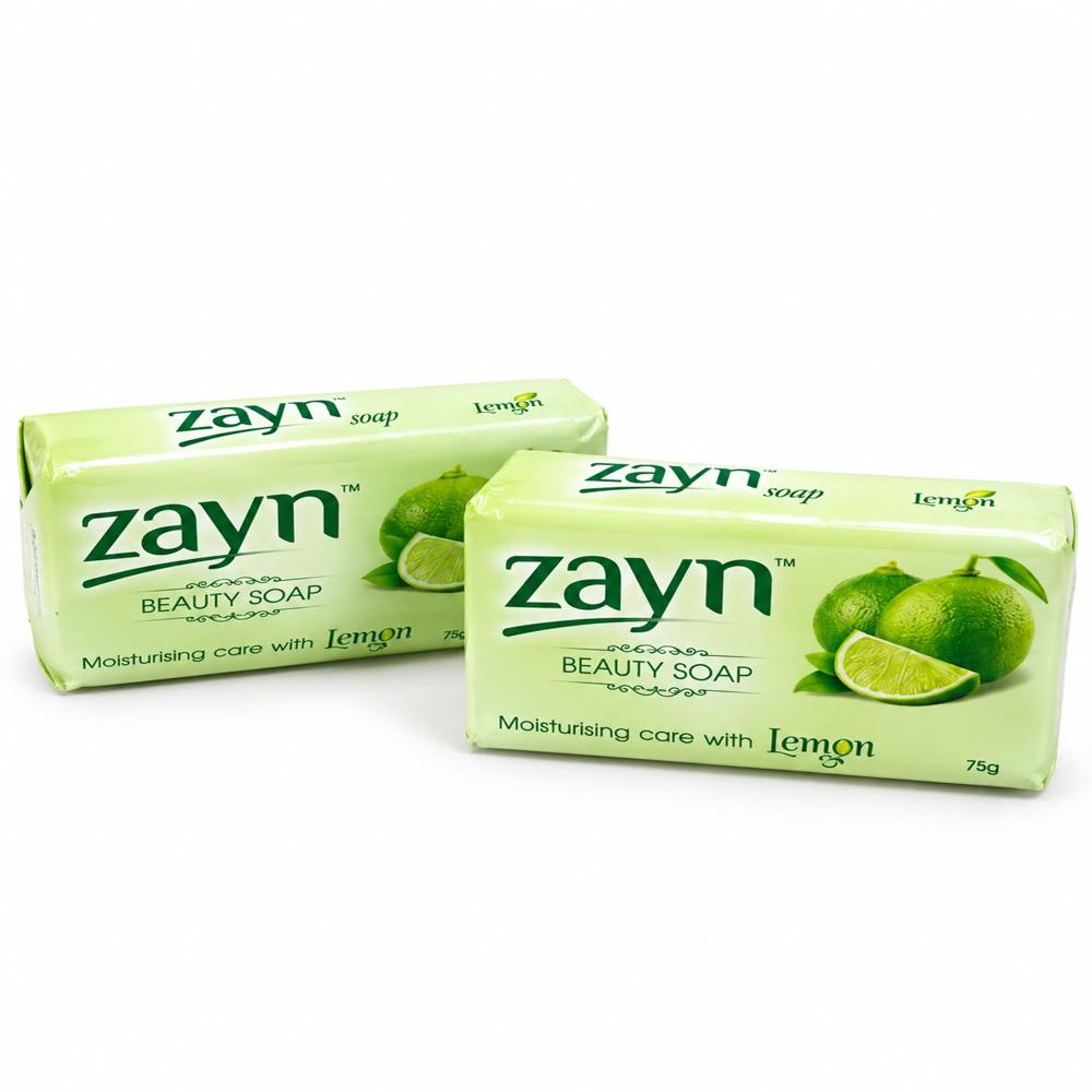 Zayn Lemon Soap 75g - Grade 1 Soap - 76 Tfm - Color: Green