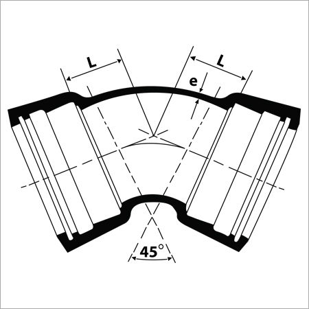 45 Degree Double Socket Bend