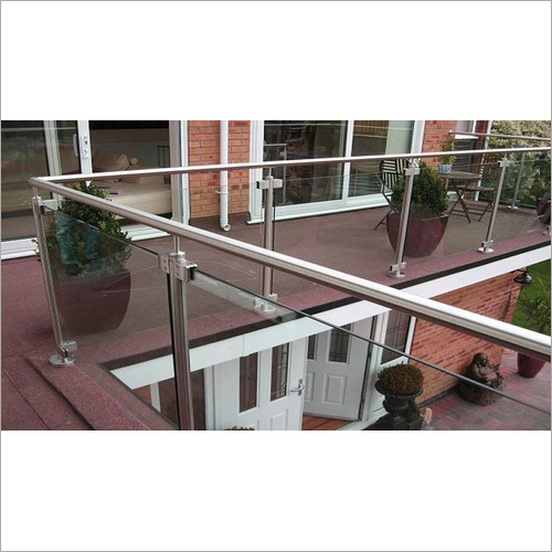 Polished Balcony Railing Toughened Glass
