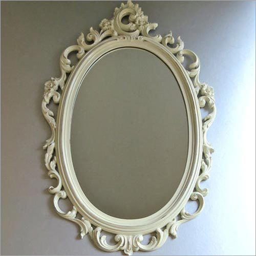 Polished Designer Wall Mounted Glass Mirror