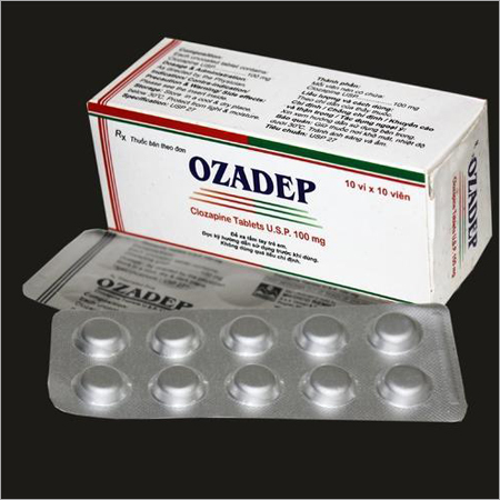 Ozadep (Clozapine USP 100mg) Tablets