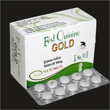 300 Mg Quinine Sulphate Tablets Bp Ingredients: Antimalarial