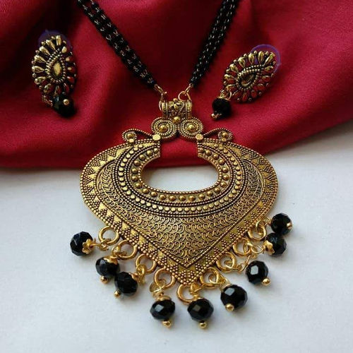 Heart Design Mangalsutra Set