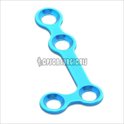 90 Degree Titanium Maxillofacial Plate