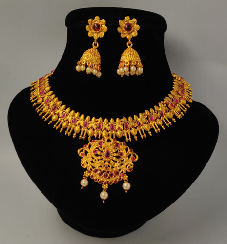 Temple Choker Necklace Set By NEWVENT EXPORT